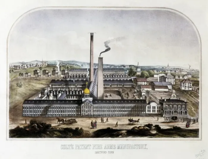 Framed Print : United States (1862). Colts Patent Fire Arms Framed Print : United States (1862). Colts Patent Fire Arms
