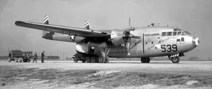 Framed Print : United States Air Force - Fairchild C-119C-22-FA 53-2539 Framed Print : United States Air Force - Fairchild C-119C-22-FA 53-2539