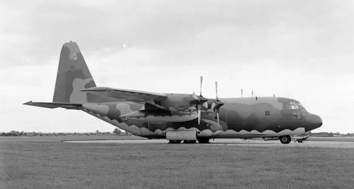 Framed Print : United States Air Force Lockheed C-130E Hercules 63-7823