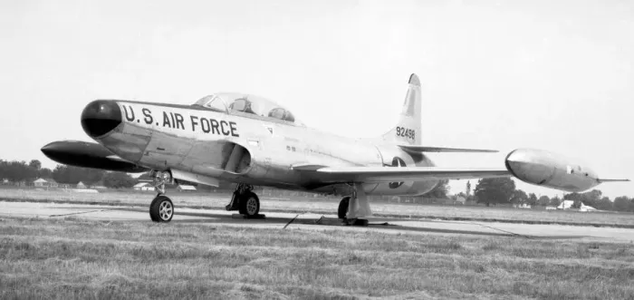 Framed Print : United States Air Force - Lockheed F-94A-5-LO 49-2498 Framed Print : United States Air Force - Lockheed F-94A-5-LO 49-2498