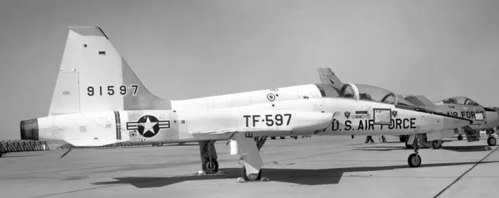 Framed Print : United States Air Force - Northrop T-38A Talon 59-1597 Framed Print : United States Air Force - Northrop T-38A Talon 59-1597