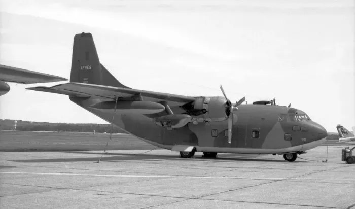 Framed Print : United States Air Force Reserve - Fairchild C-123K 54-0681 Framed Print : United States Air Force Reserve - Fairchild C-123K 54-0681