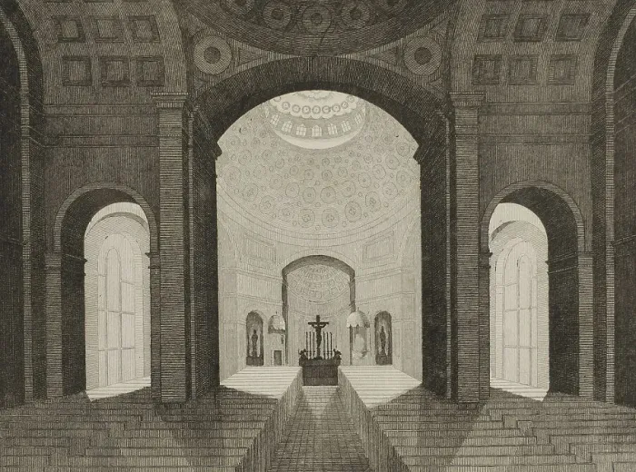 Framed Print : United States. Baltimore Catholic Cathedral. Interior Framed Print : United States. Baltimore Catholic Cathedral. Interior
