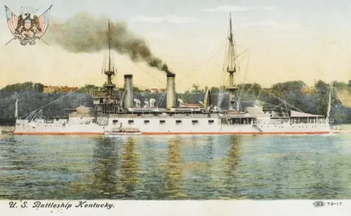 Framed Print : United States Battleship Kentucky Framed Print : United States Battleship Kentucky