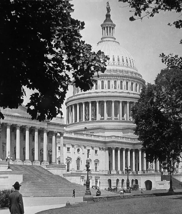 Framed Print : United States Capitol Washington DC USA early 1900s Framed Print : United States Capitol Washington DC USA early 1900s