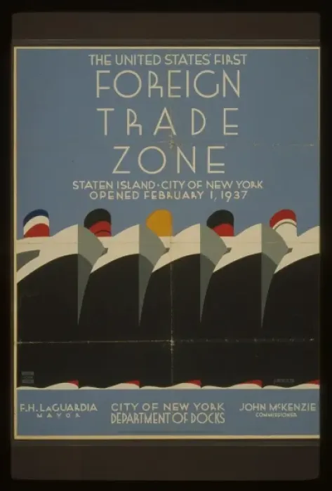 Framed Print : The United States first foreign trade zone Staten Island, C Framed Print : The United States first foreign trade zone Staten Island, C