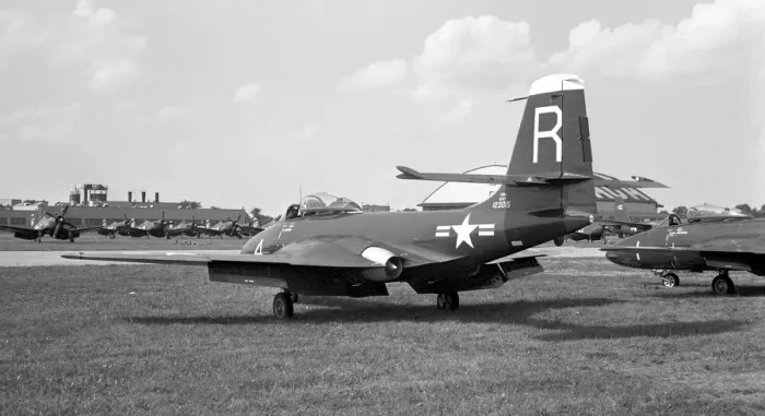 Framed Print : United States Navy - McDonnell F2H-1 Banshee 123015 Framed Print : United States Navy - McDonnell F2H-1 Banshee 123015