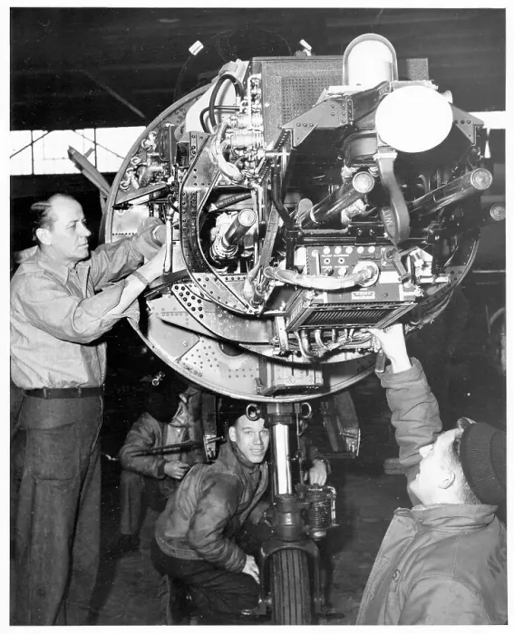 Framed Print : United States Navy Reserve trainees working on a Grumman F9F Framed Print : United States Navy Reserve trainees working on a Grumman F9F