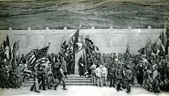 Framed Print : United States, Pantheon of War, WW1 Framed Print : United States, Pantheon of War, WW1