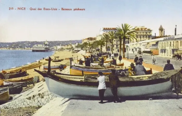 Framed Print : United States Quay - Nice, France Framed Print : United States Quay - Nice, France