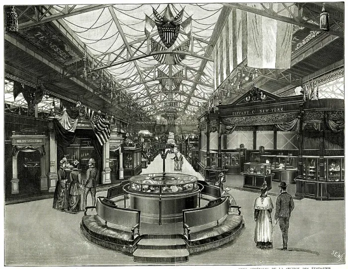 Framed Print : United States Section, Paris Exhibition of 1889 Framed Print : United States Section, Paris Exhibition of 1889