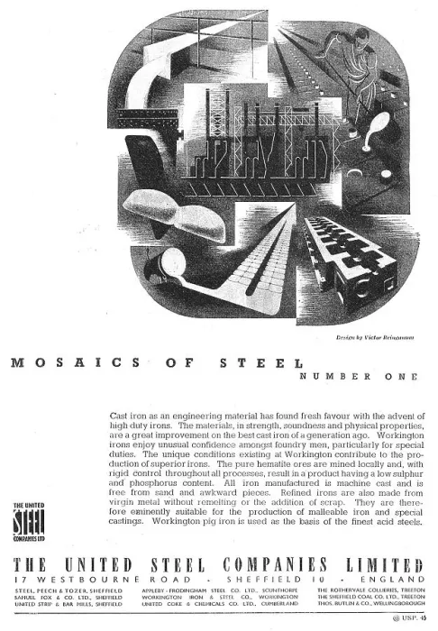 Framed Print : The United Steel Companies Framed Print : The United Steel Companies