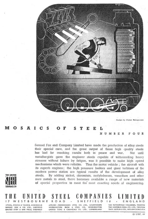 Framed Print : The United Steel Companies Framed Print : The United Steel Companies