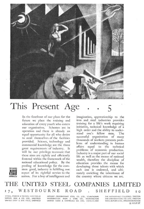 Framed Print : The United Steel Companies Framed Print : The United Steel Companies