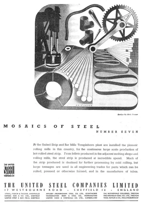 Framed Print : The United Steel Companies Framed Print : The United Steel Companies
