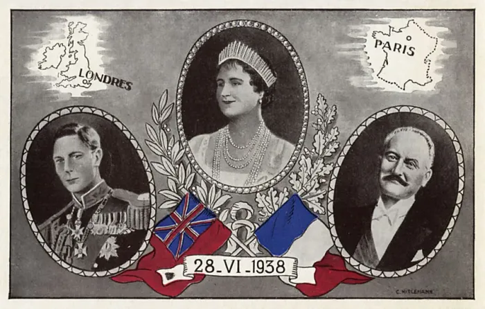 Framed Print : Unity between British Royalty and the French Goverment Framed Print : Unity between British Royalty and the French Goverment