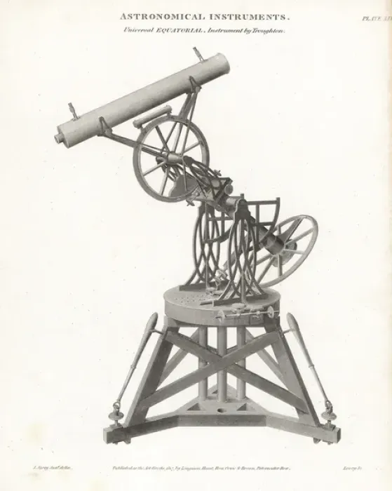 Framed Print : Universal equatorial instrument by Edward Troughton Framed Print : Universal equatorial instrument by Edward Troughton