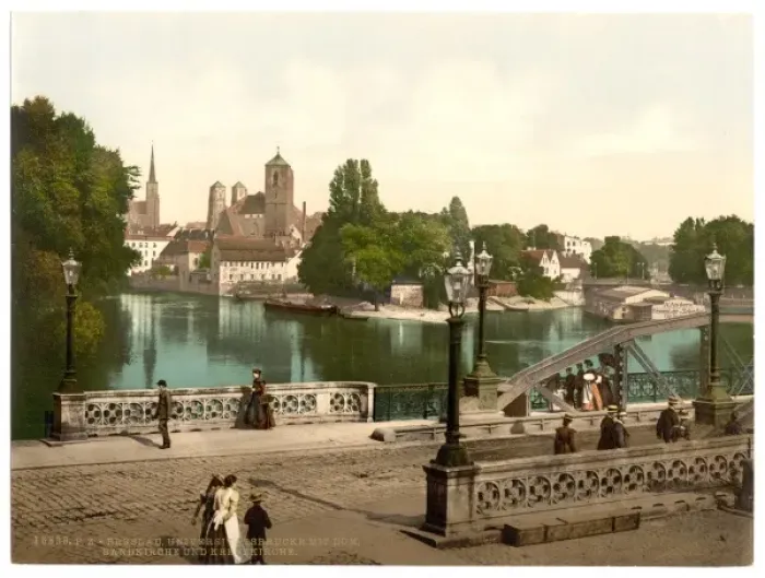 Framed Print : University Bridge with Cathedral, Sandkirche and Church of t Framed Print : University Bridge with Cathedral, Sandkirche and Church of t