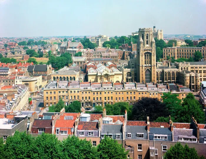 Framed Print : University from Cabot Tower, Bristol Framed Print : University from Cabot Tower, Bristol