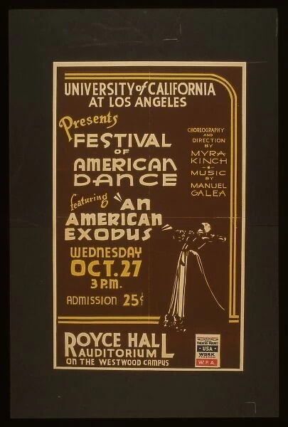 University of California at Los Angeles presents festival of