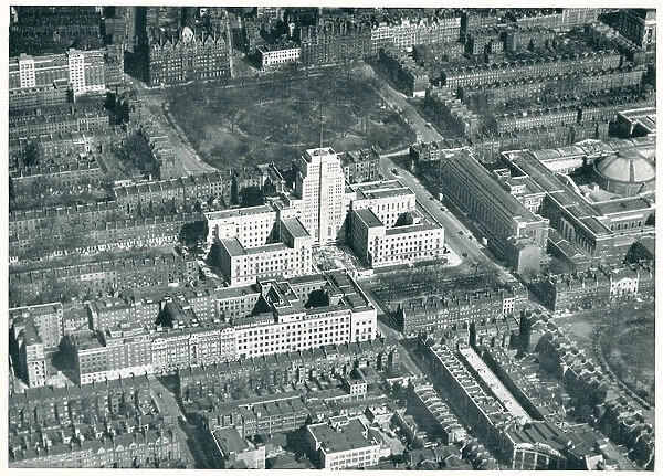 University Of London Senate House & Library Aerial