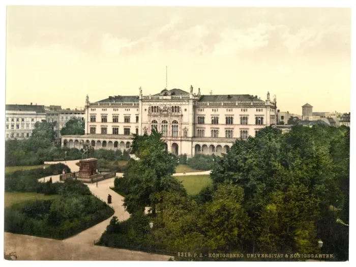 Framed Print : University and Royal Garden, Konigsberg, East Prussia, Germa Framed Print : University and Royal Garden, Konigsberg, East Prussia, Germa