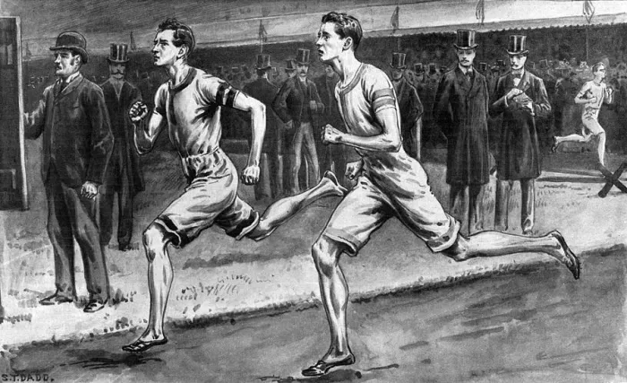 Framed Print : University Sports - The three miles: Freemantle Framed Print : University Sports - The three miles: Freemantle