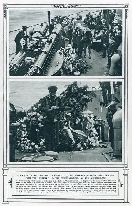 Framed Print : Unknown Warrior - From France to England