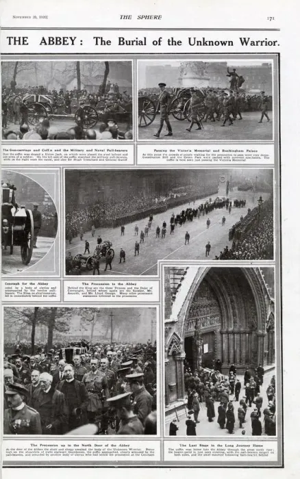 Framed Print : Unknown Warrior procession going to Westminster Abbey 1920 Framed Print : Unknown Warrior procession going to Westminster Abbey 1920