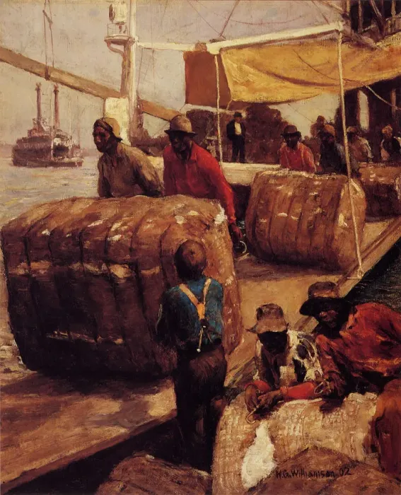 Framed Print : Unloading Bales Framed Print : Unloading Bales