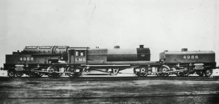 Framed Print : Unnamed loco, LMS