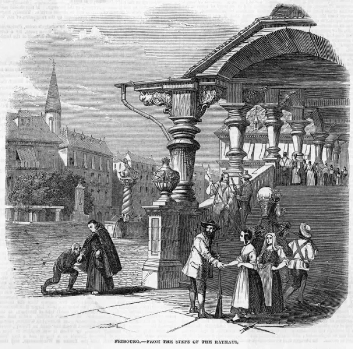 Framed Print : Unrest at Fribourg Framed Print : Unrest at Fribourg