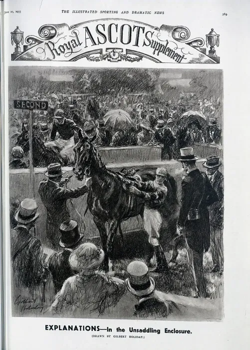 Framed Print : Unsaddling Enclosure at Ascot Framed Print : Unsaddling Enclosure at Ascot