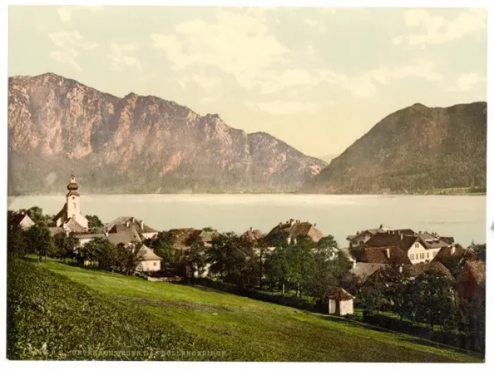 Framed Print : Unterach, II. Upper Austria, Austro-Hungary Framed Print : Unterach, II. Upper Austria, Austro-Hungary
