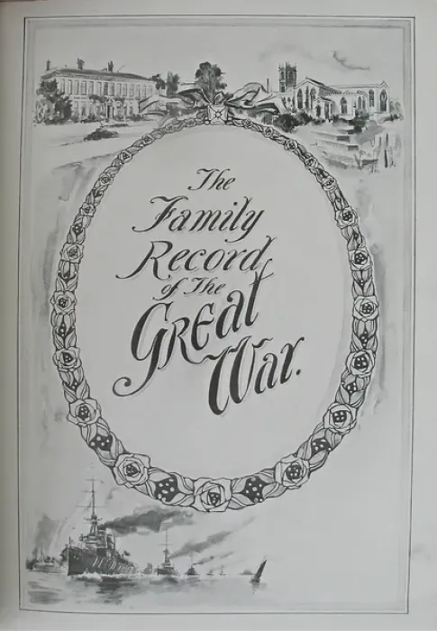 Framed Print : Unused copy of Lloyds Family Album of the Great War Framed Print : Unused copy of Lloyds Family Album of the Great War