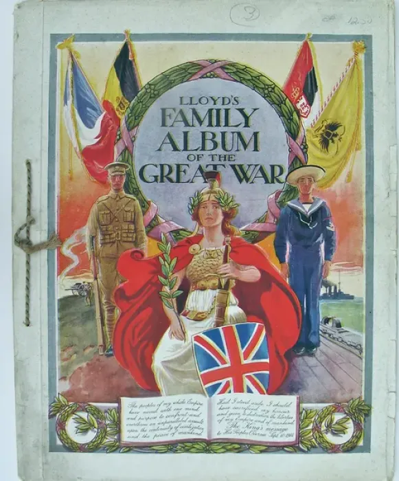 Framed Print : Unused copy of Lloyds Family Album of the Great War Framed Print : Unused copy of Lloyds Family Album of the Great War