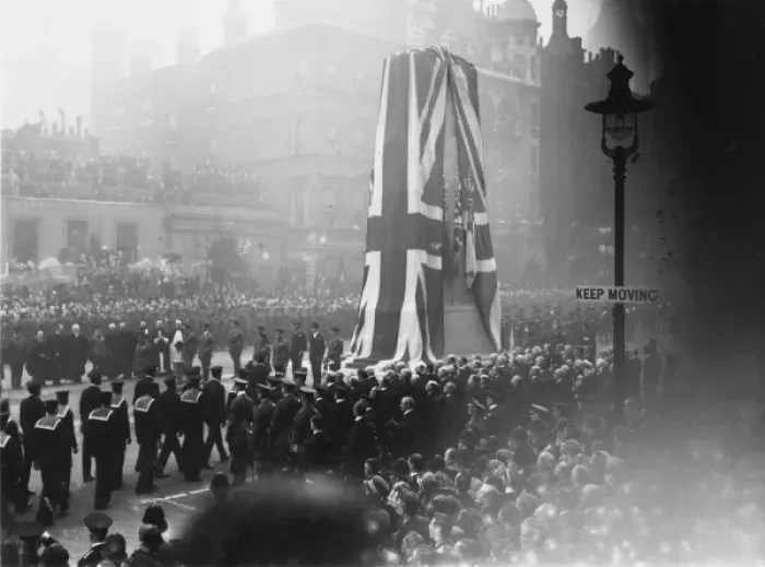 Framed Print : Unveiling the Cenotaph, 1920 Framed Print : Unveiling the Cenotaph, 1920