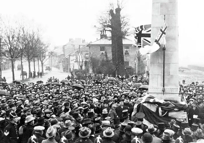 Framed Print : Unveiling the War Memorial in 1923 Doncaster Framed Print : Unveiling the War Memorial in 1923 Doncaster