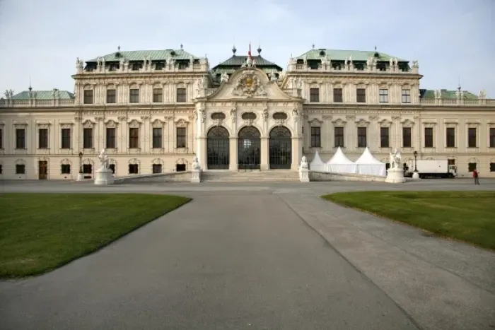 Framed Print : Upper Belvedere Palace in Vienna, Austria Framed Print : Upper Belvedere Palace in Vienna, Austria