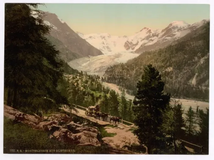 Framed Print : Upper Engadine, Morteratsch Glacier, Grisons, Switzerland Framed Print : Upper Engadine, Morteratsch Glacier, Grisons, Switzerland