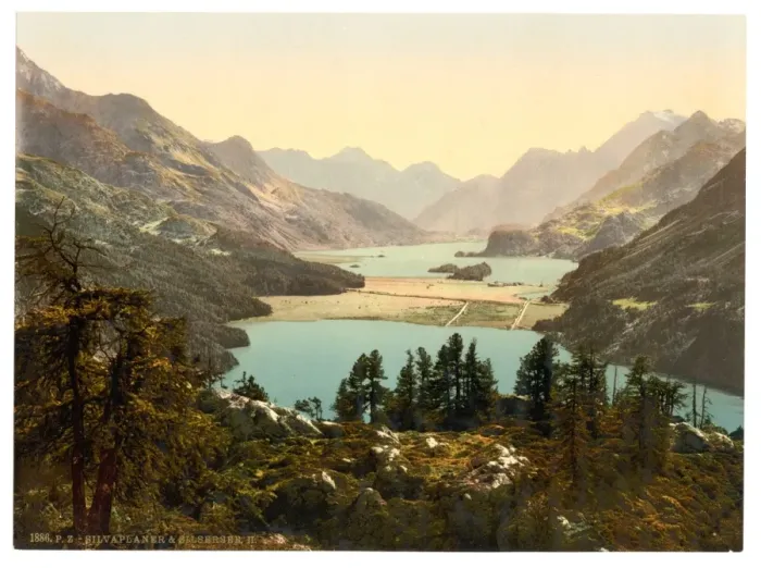 Framed Print : Upper Engadine, Silvaplana, II. Grisons, Switzerland Framed Print : Upper Engadine, Silvaplana, II. Grisons, Switzerland