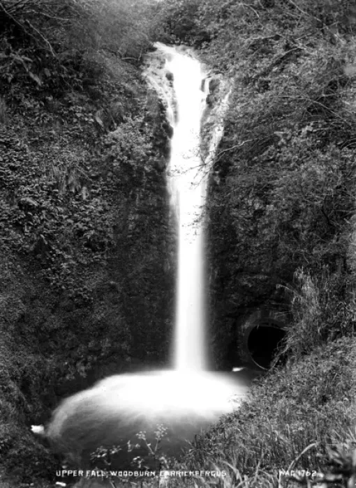 Framed Print : Upper Fall, Woodburn, Carrickfergus Framed Print : Upper Fall, Woodburn, Carrickfergus