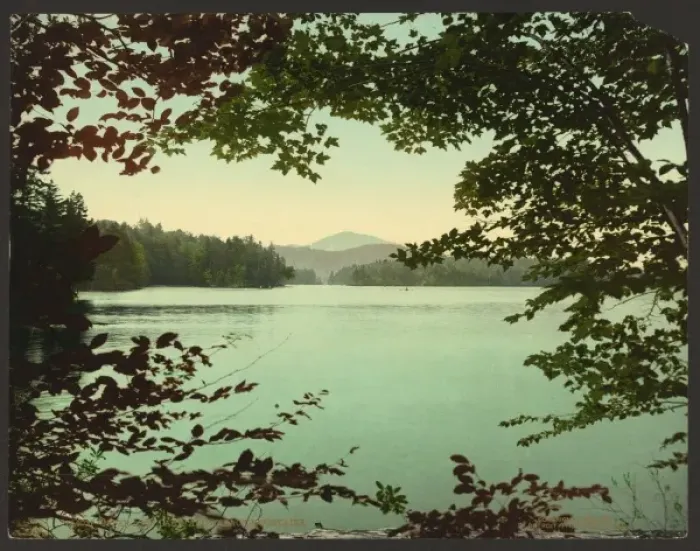 Framed Print : Upper Loon Lake, Adirondack Mountains Framed Print : Upper Loon Lake, Adirondack Mountains