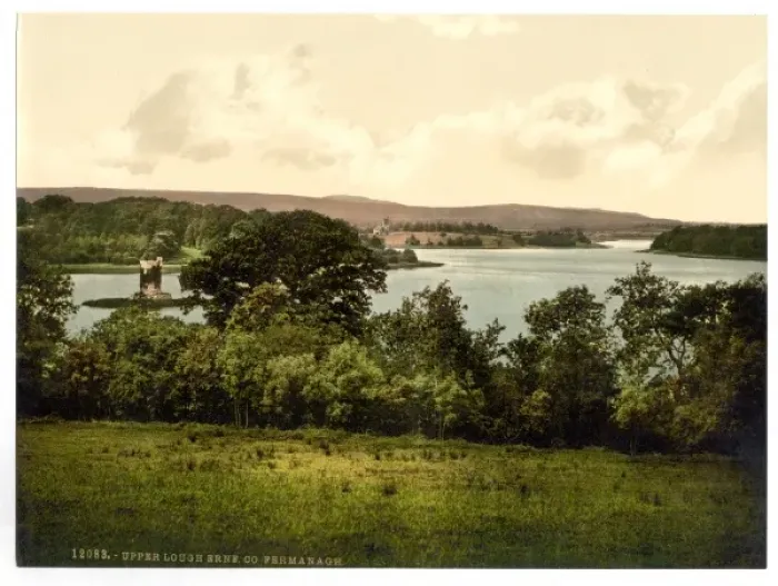 Framed Print : Upper Lough Erne. County Fermanagh, Ireland