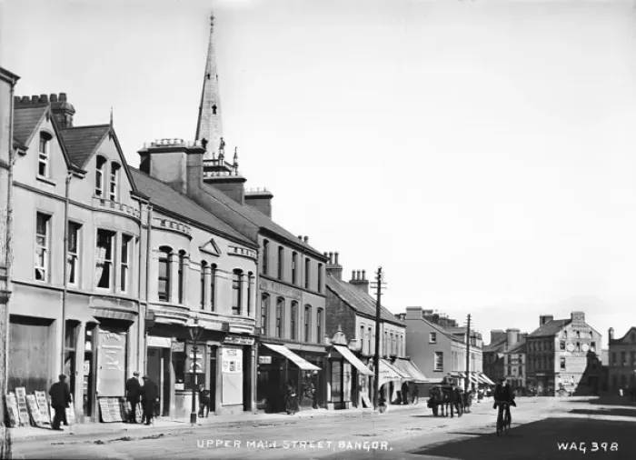 Framed Print : Upper Main Street, Bangor Framed Print : Upper Main Street, Bangor
