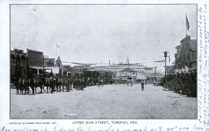Framed Print : Upper Main Street, Tonopah, Nevada, USA Framed Print : Upper Main Street, Tonopah, Nevada, USA