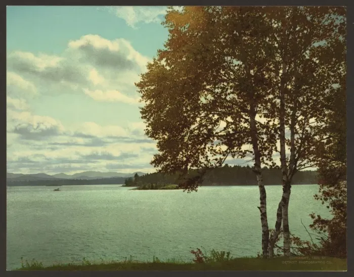 Framed Print : Upper Saranac Lake, Adirondack Mountains Framed Print : Upper Saranac Lake, Adirondack Mountains