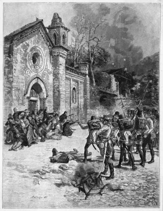 Framed Print : Uprising in Naples - 3 Framed Print : Uprising in Naples - 3