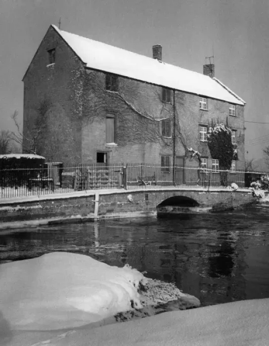 Framed Print : Upton Mill in Winter Framed Print : Upton Mill in Winter