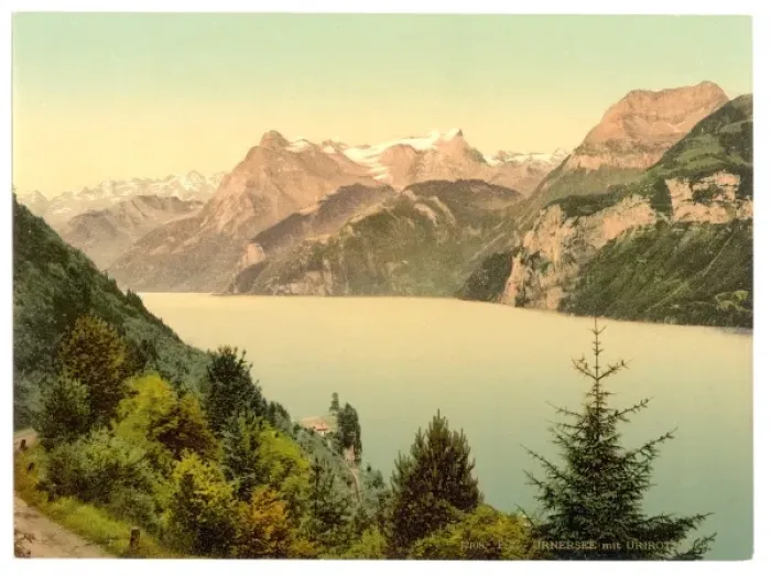 Framed Print : Urnersee and Urirotstock, Lake Lucerne, Switzerland Framed Print : Urnersee and Urirotstock, Lake Lucerne, Switzerland